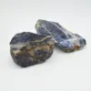 Bulk natural semi gemstone blue-vein gravel tumbled crystal stone for decor