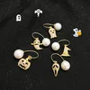 Halloween Makeup Silver 925 Jewelry Ghost Earrings Party Halloween Earrings