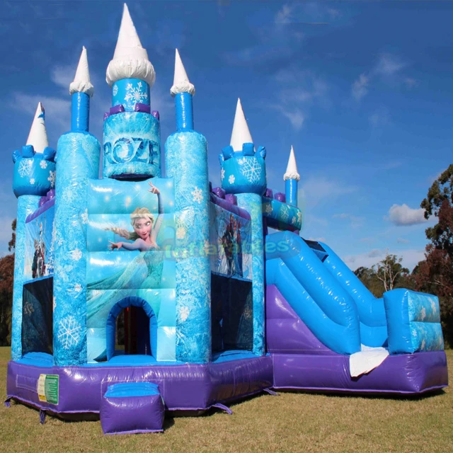 frozen inflatable castle