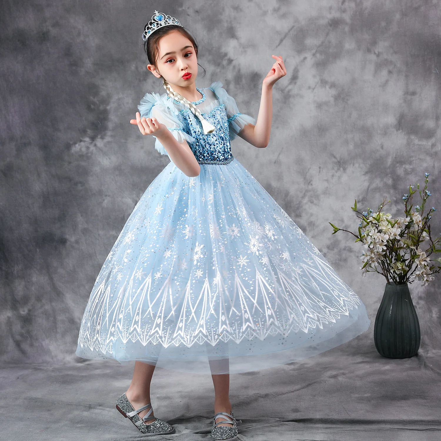 fancy princess dresses for girls Meglena Luxury Floral Princess Girl Dress