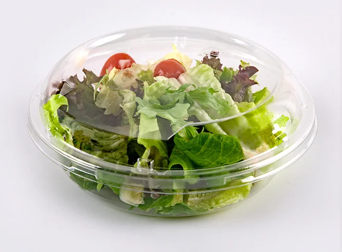 外卖塑料沙拉容器一次性 pet 食品盒透明吸塑水果沙拉包装