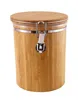 Bamboo Food Storage Jar with Airtight Seal Bamboo Lid, Canister for Serving Tea, Coffee, Spice