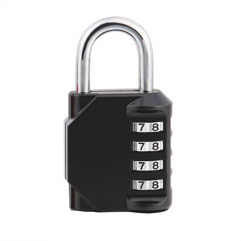 45mm Large Hardened Combination Padlock 4 Digital Code Gym School ...