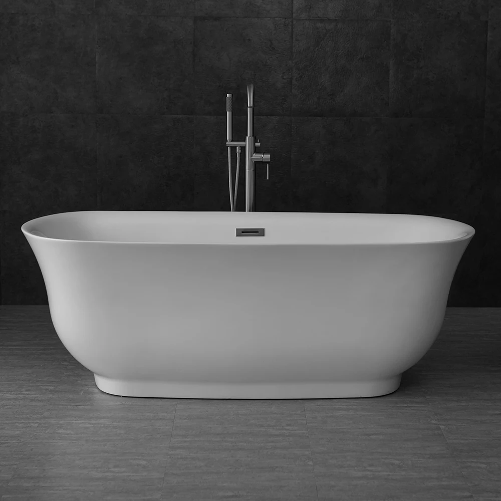 Custom Size Indoor Classic White Freestanding Acrylic Bathtubs Buy Acrylic Bathtubs