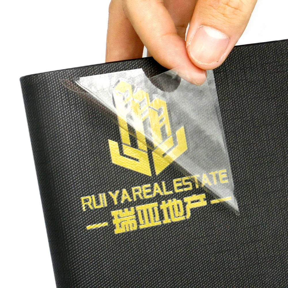 Custom Metal Shiny Transfer Stickers Waterproof Adhesive Transfer Labels Personalize Logo