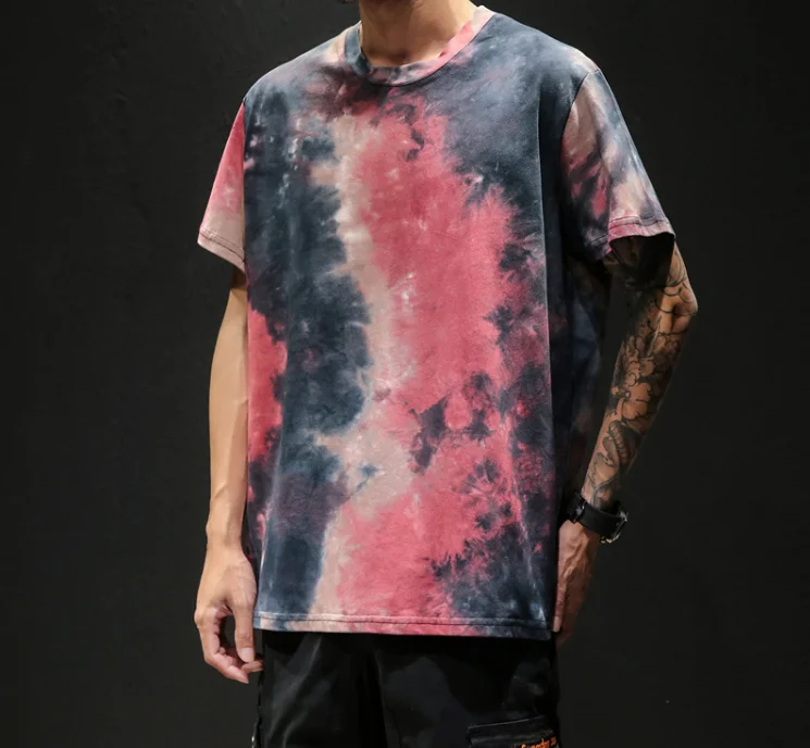 tie dye plain shirt