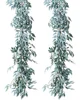 2 Pack Artificial Hanging Leaves Vines Total 12 Ft Artificial Plant Willow Leaves Twigs Silk Plant Leaves Garland E5