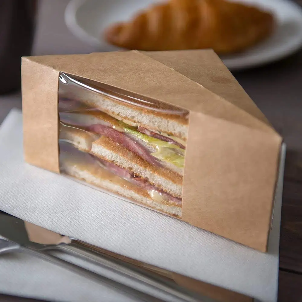 Take Away Packaging / Sandwich Paper Box Buy Paper Box,Foldable Paper Box,Paper Meal Box
