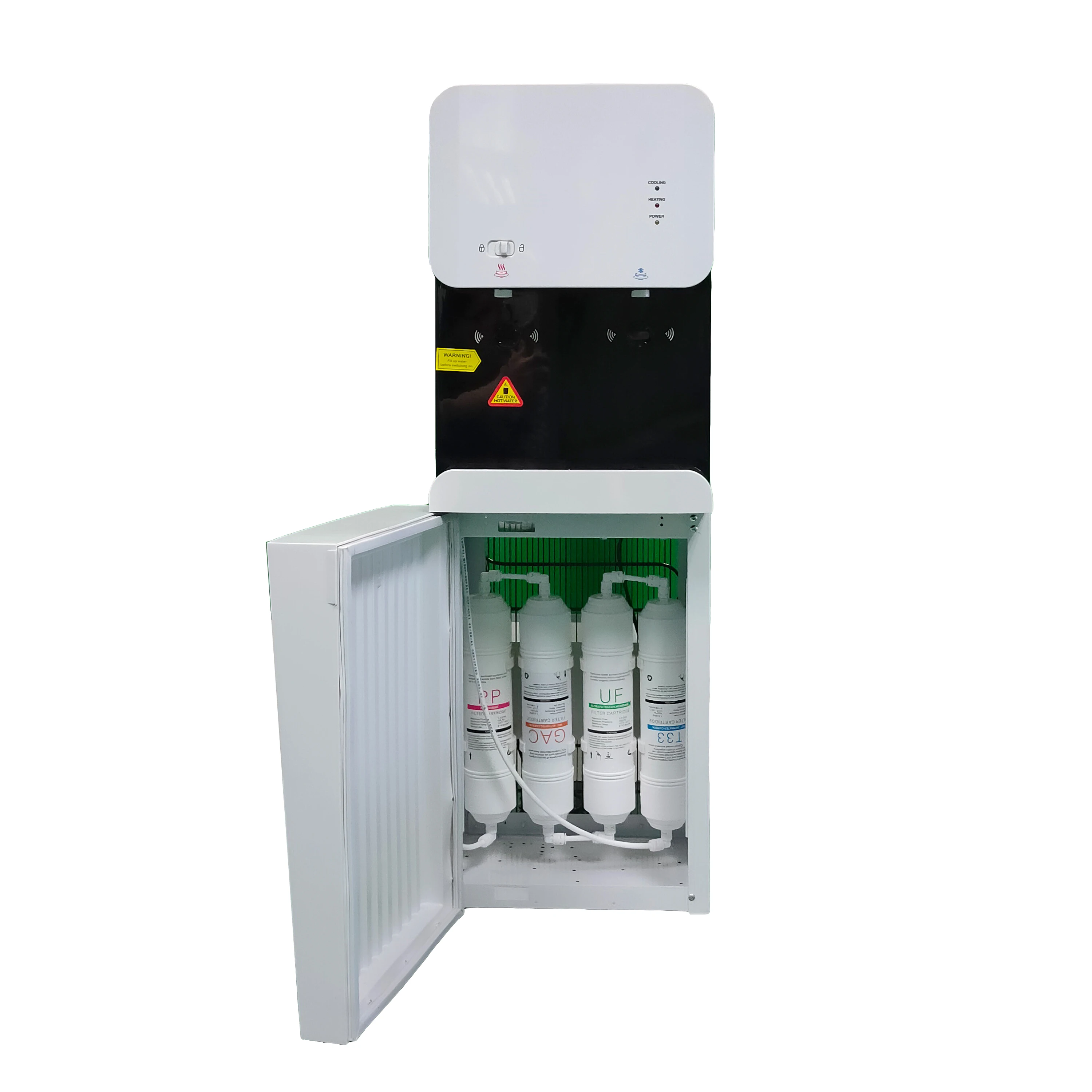 New Arrival Hot Cold Sensor Touchless Pipeline Standing Water Dispenser