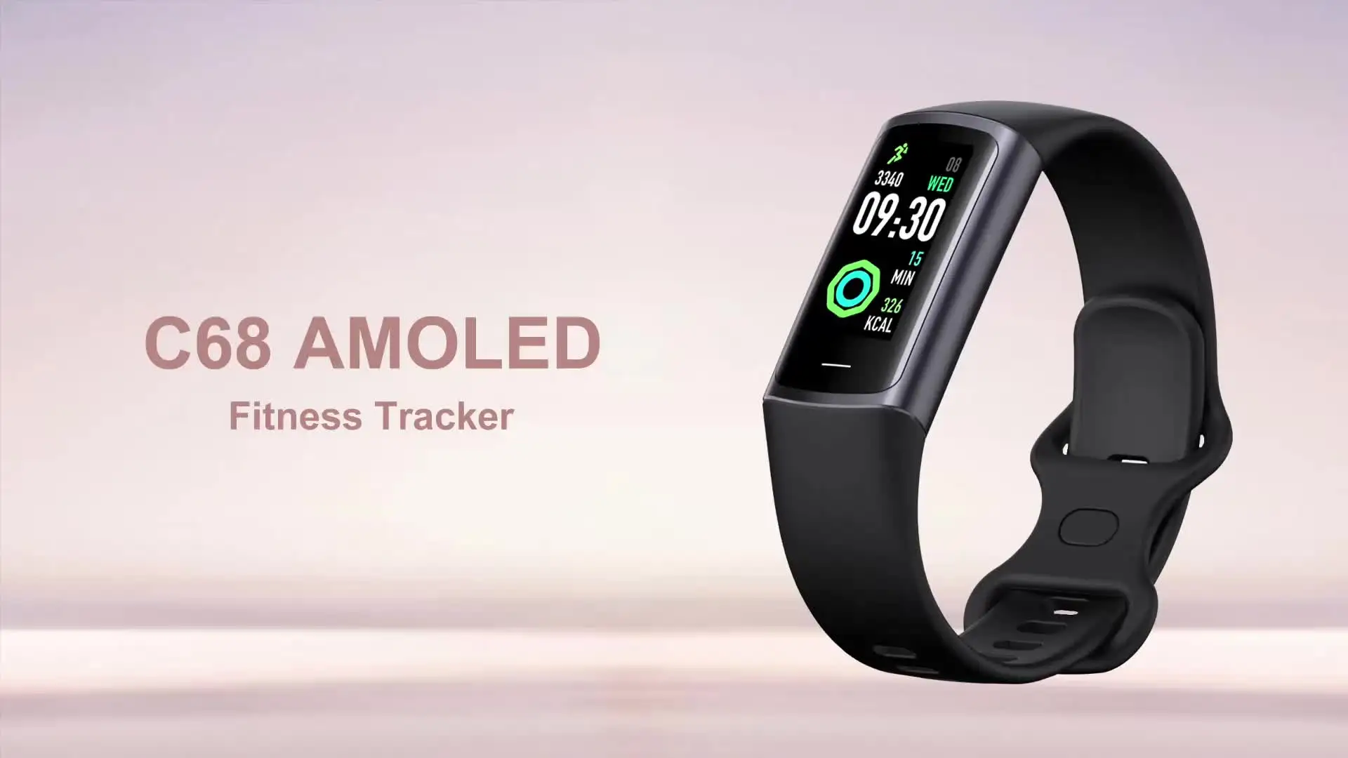 C68 Smart Bracelet Low Power 90 Mah Battery Capacity 6+ Days