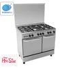 2019 new style high quality mirror stainless steel body gas cooker range for sale in South America