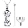 Cremation Jewelry For Ashes Silver Urn Necklace Women Bone Keepsake Locket Pendant
