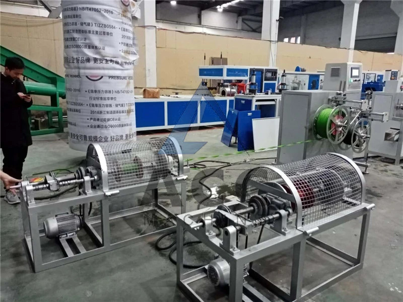 PVC rope twisting machine/plastic cord processing machine