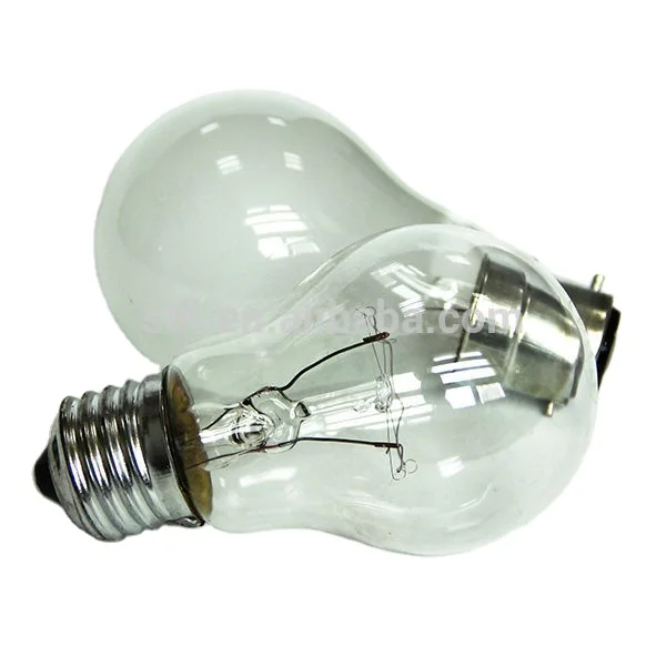 Suntown Factory Clear and Frosted A55 A60 E27 75W 100W Incandescent Bulb