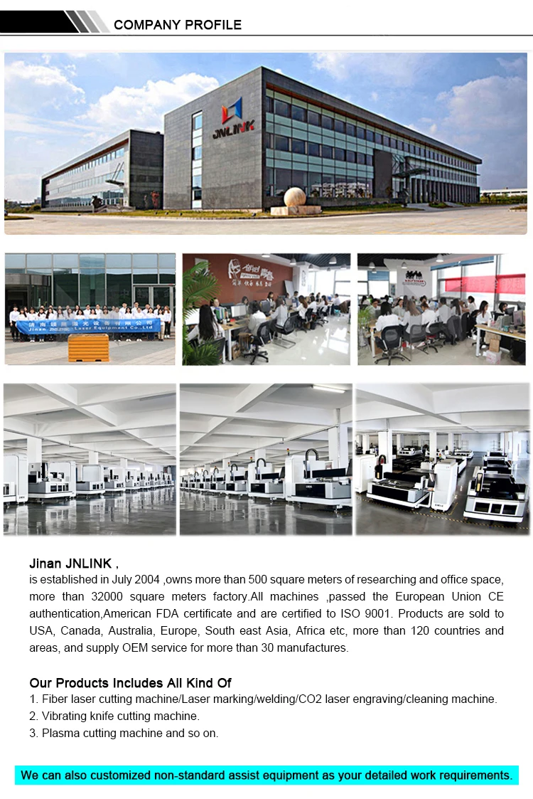 JNLINK new production Metal plate fiber laser cutting machine 3015