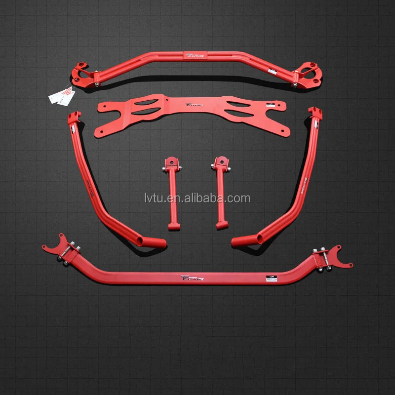 Aluminium Alloy Strut Bar Strut Tower Brace Kits For Bmw E46 M3 330i