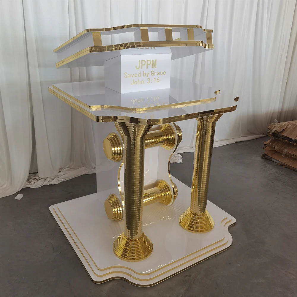 Acrylic Podium - Easy Assembly, Clear & Modern Design