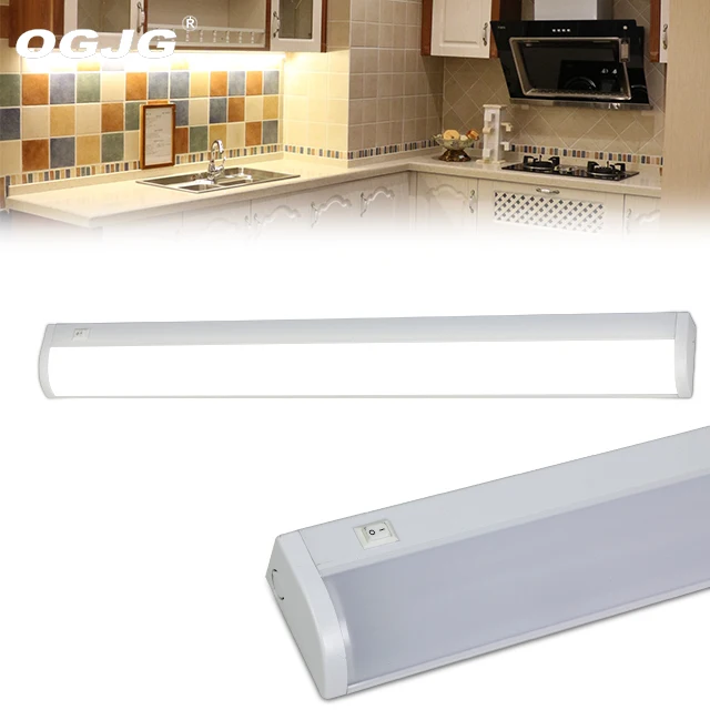 10w 15w 20w 2ft 3ft 4ft Ip44 Showcase Linear Light Fixture Kitchen Under Cabinet Surface Mounted Mini Closet Shelf Led Lighting