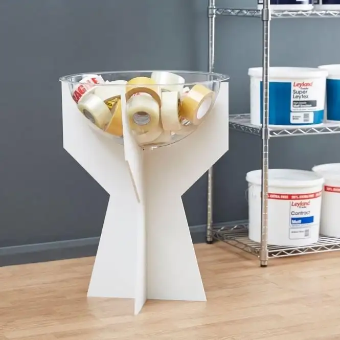 Custom Half Sphere Clear Retail Dump Bin Display Acrylic Dump Bin With