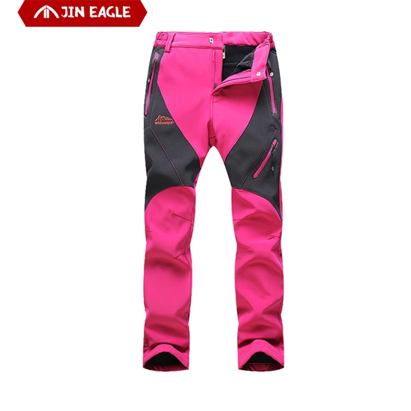 Спортивные непромокаемые брюки. Горнолыжные женские штаны на флизе.