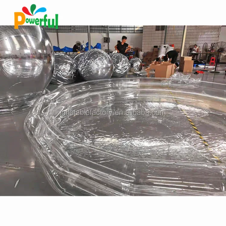 2019 New designed inflatable transparent swimming pool for adults