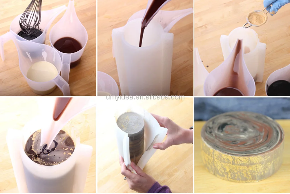 52 Shapes No Deformed Silicone Cylinder Heart Shape Column Tube Embed