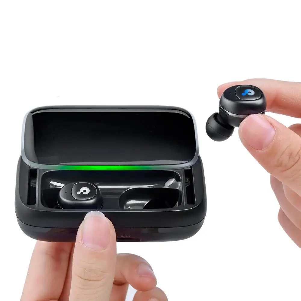 
2020 Hot Selling X0 Black 3000mAh TWS Power Bank In-ear Wireless Earbuds Dropshipping 