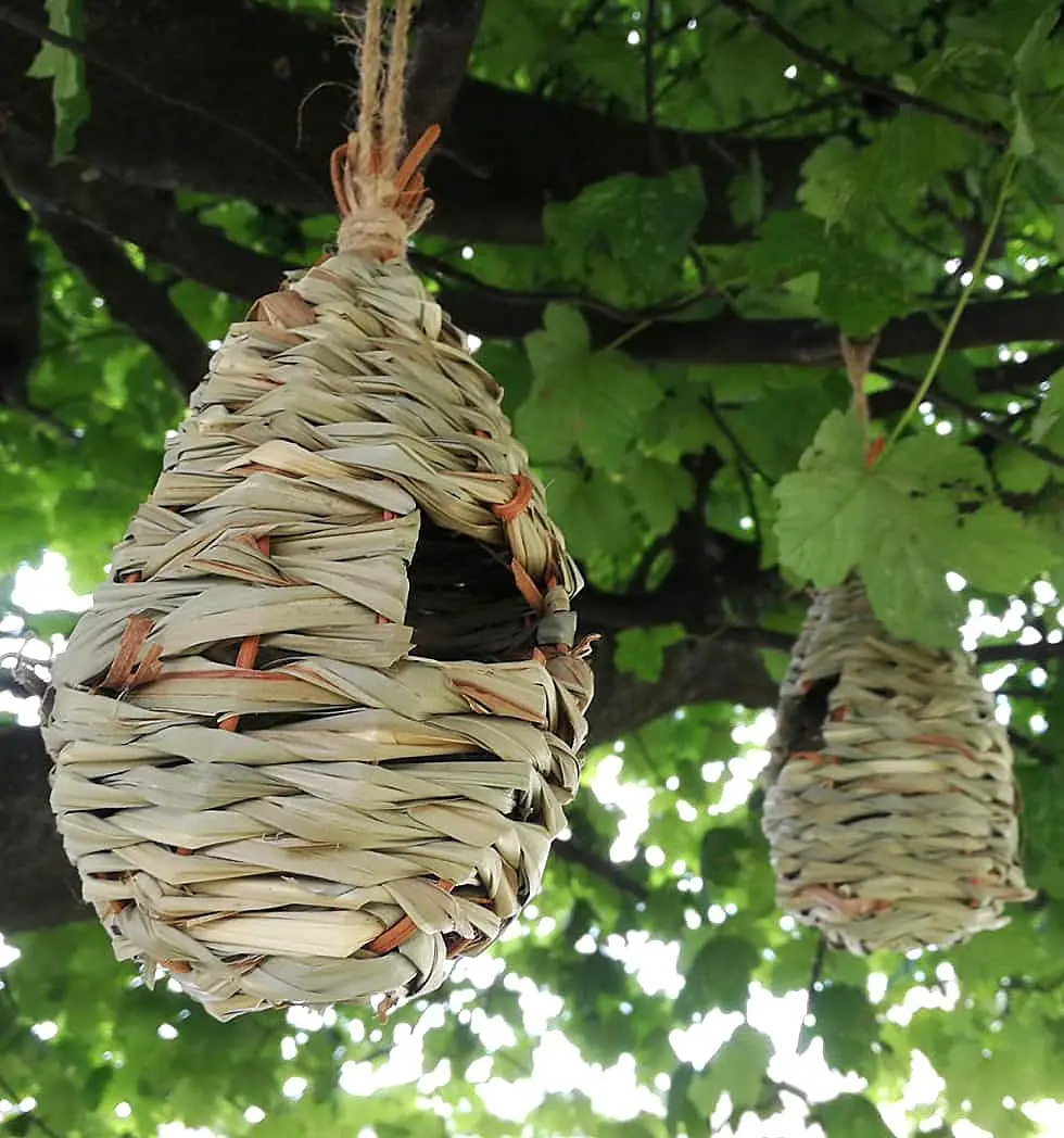 Natural Grass Cage Bird Nest Wholesale Handmade Grass Woven Grass Bird