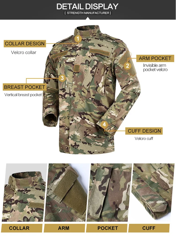 China Cheap Uniforms Combat Tactical Clothing Camouflage Officer ...