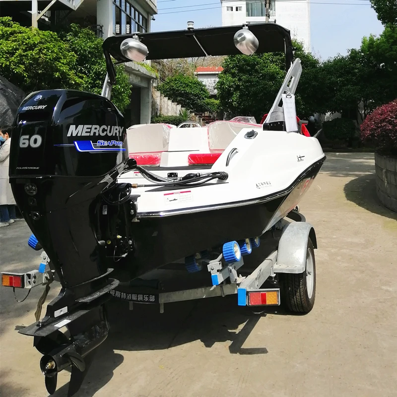 Jet Ski Type Outboard Boat With Bimini Top For Sale Buy Outboard Boat