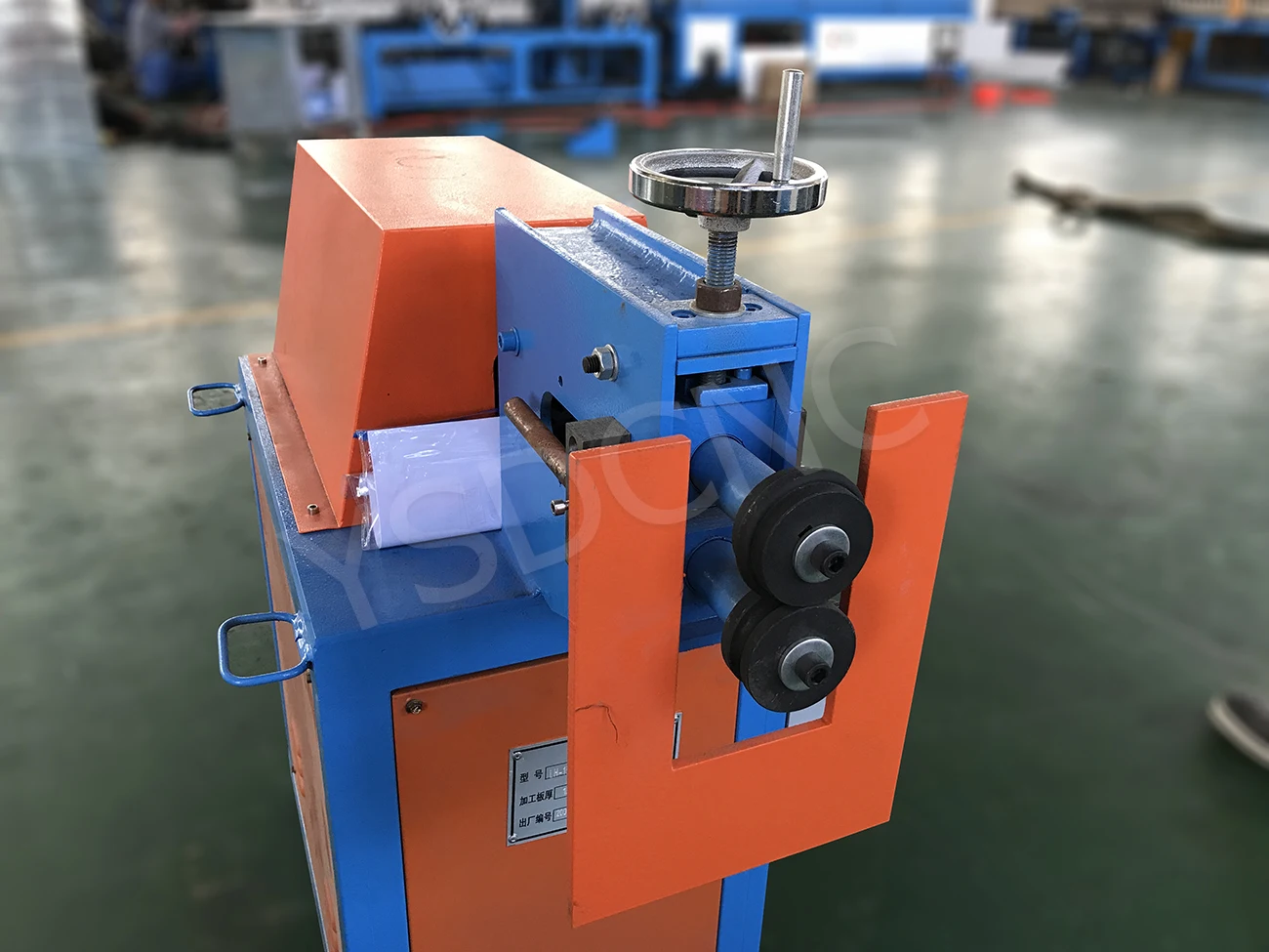 Ysdcnc Hvac Round Duct Rotary Beading Machine Duct Beader Machine For