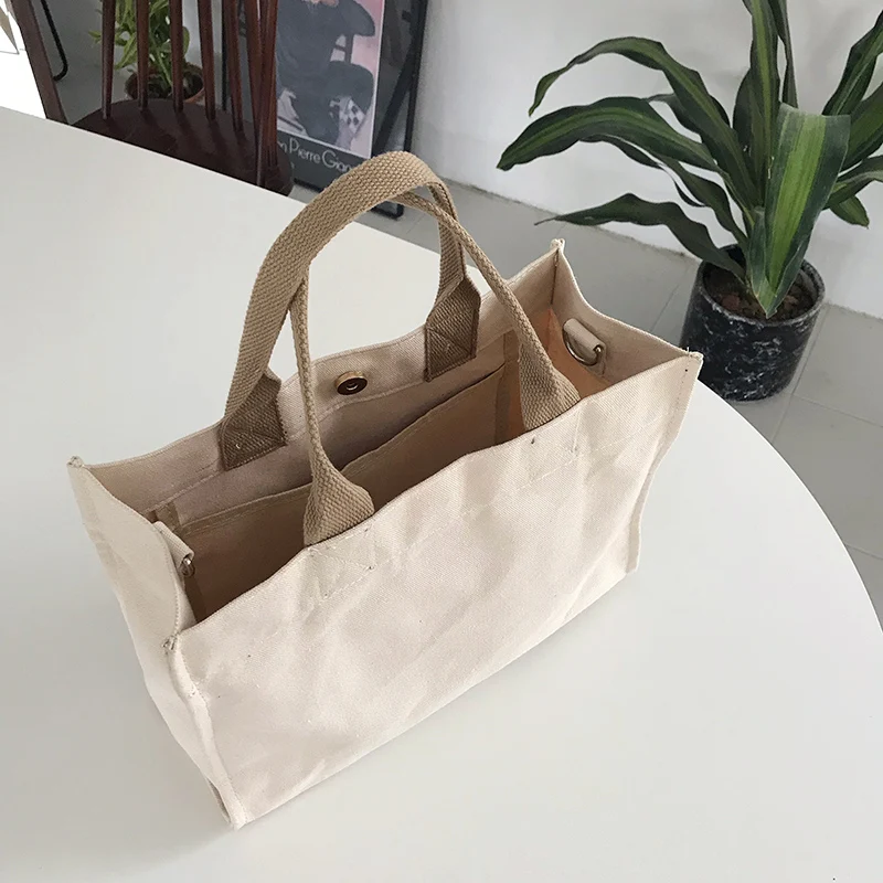 minimalist large capacity tote bag