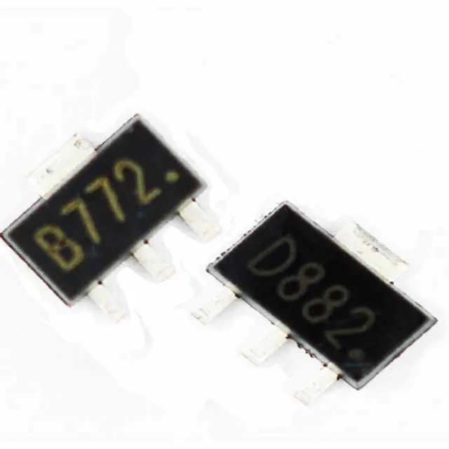 Equivalent Ic D882 2sb772 Smd + Triode D882p Npn Chip Circuit Mosfet
