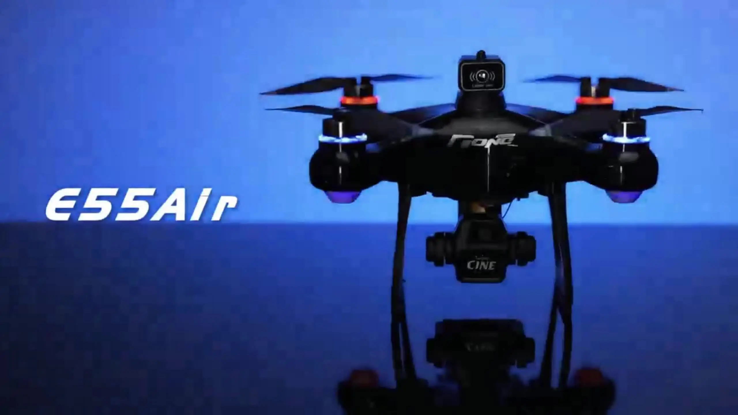 E55 Air Drone - Brushless Motor, Obstacle Avoidance, 480P Dual Camera