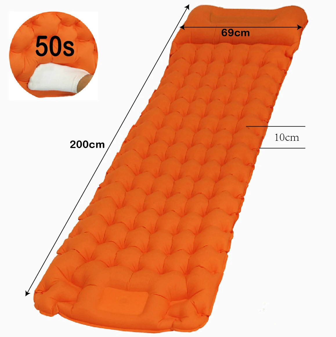 
2021 New Arrival Pattern Self Inflatable Insulated Sleeping Air Pad Camping Sleeping Pad Camping 