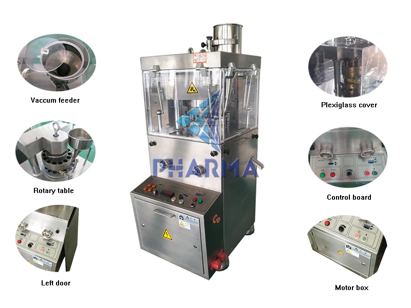 product-Rotary ZP 9 punch automatic pharmaceutical tableting machine-PHARMA-img