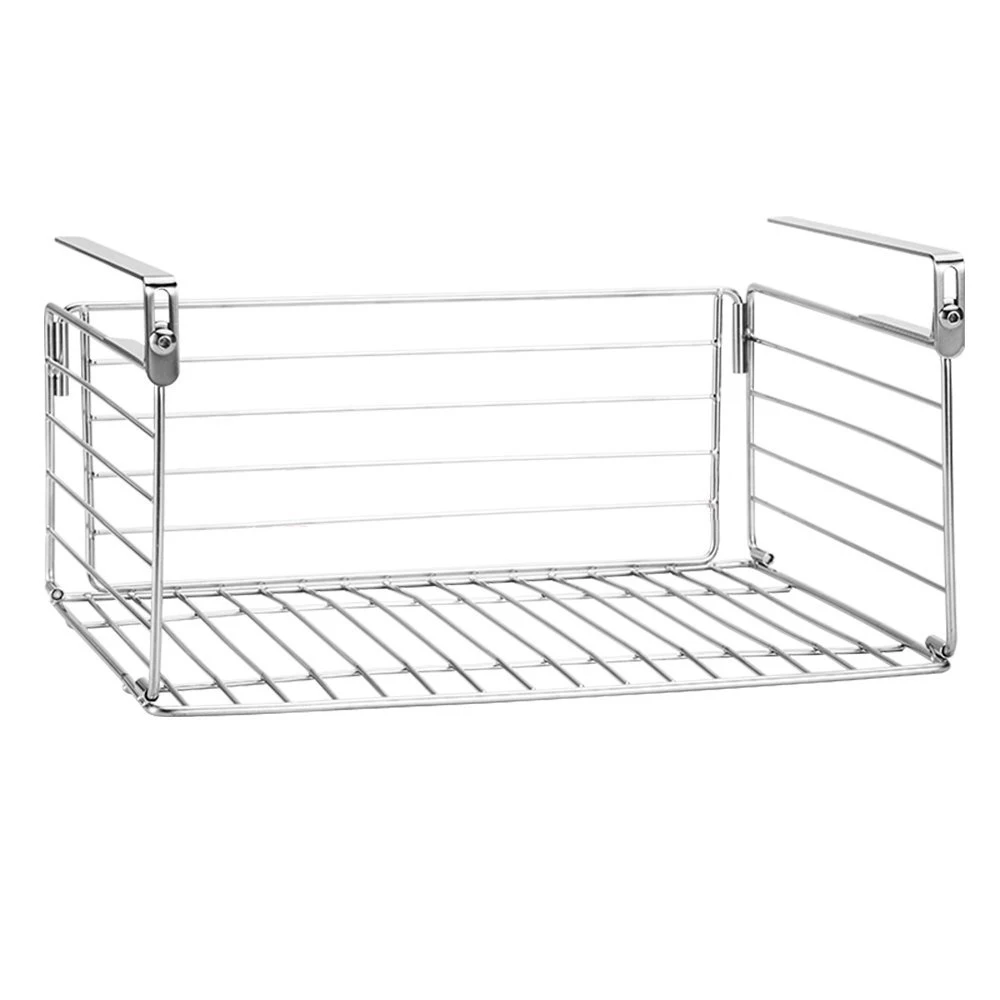 Metal Wire Adjustable Under Shelf Basket Kitchen Storage