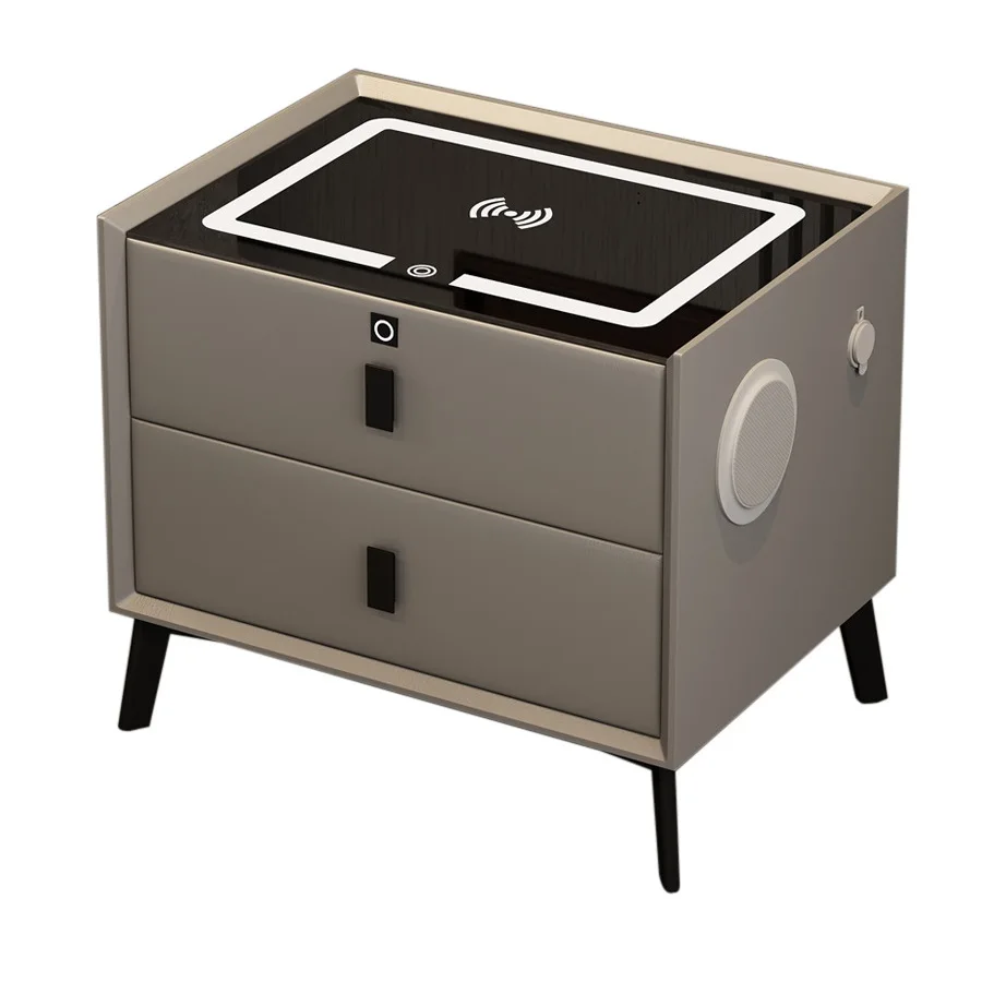Intelligent Bedside Table Modern Simple Multifunction Bedside Table