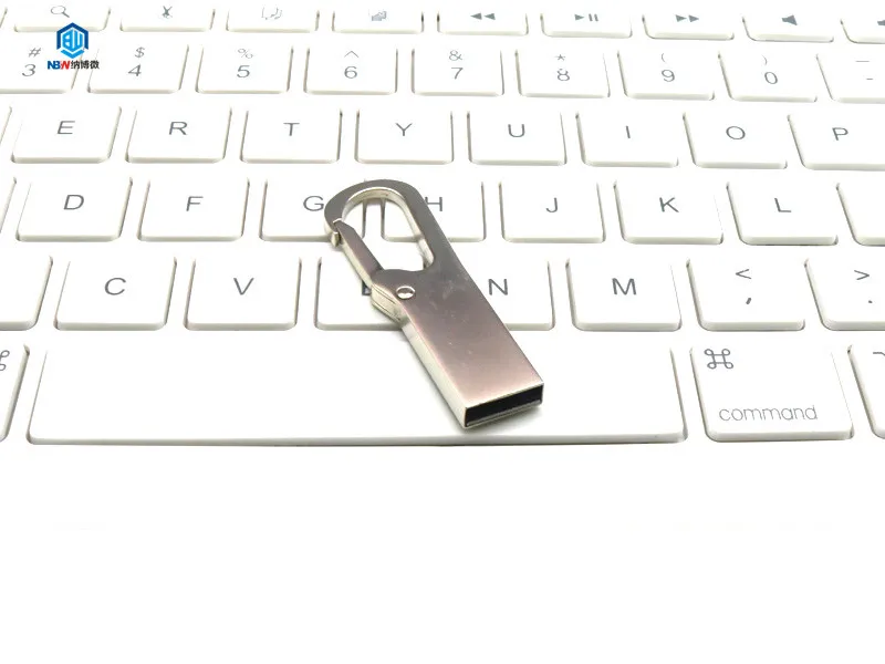 Factory Direct Sell Hook Style Key Chain USB Flash Drive 8GB 16GB 32GB 64GB Mini Metal Usb Flash Drive - ANKUX.COM