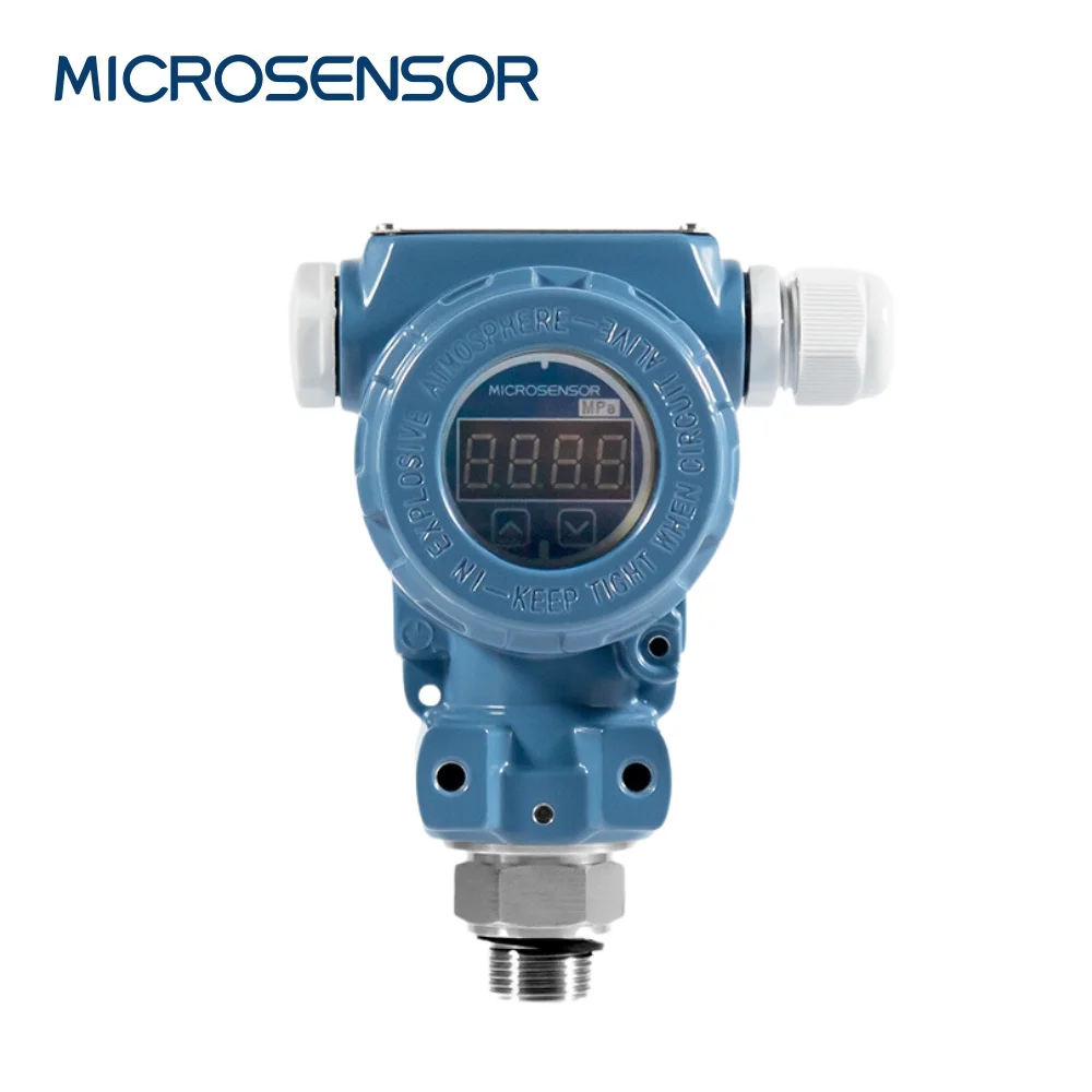 Microsensor MPM483E IP65 Rated SS316L Material LCD LED Display Pressure ...
