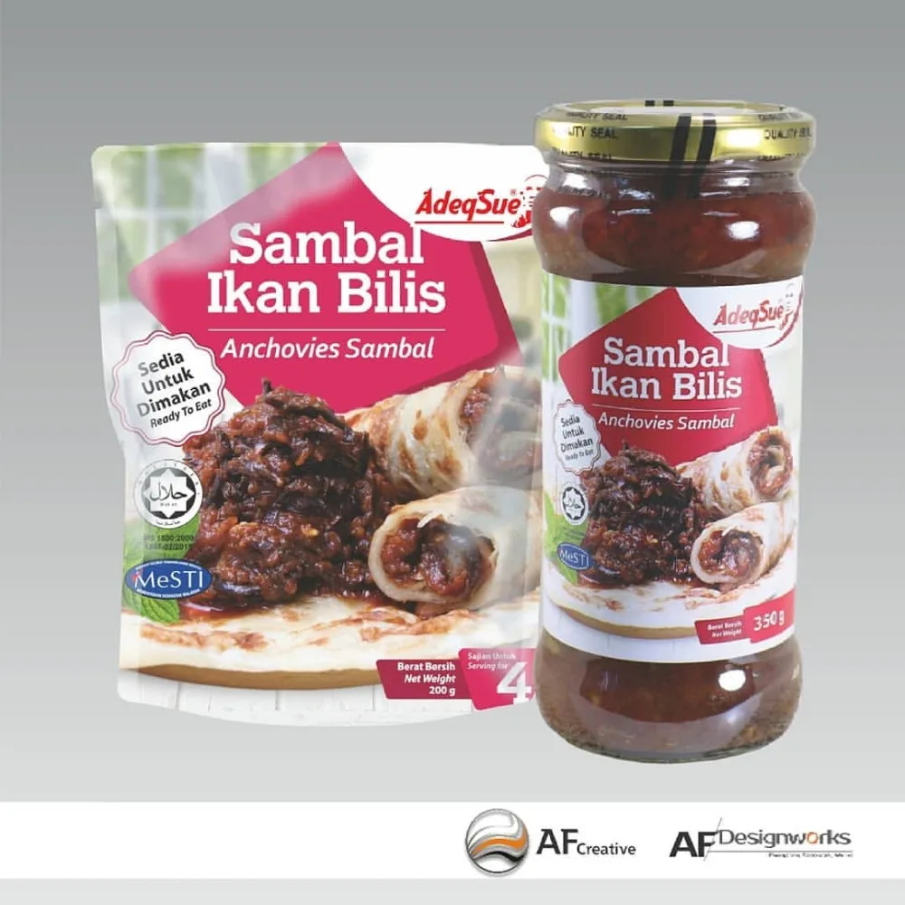 220g natural leaf sambal with anchovy