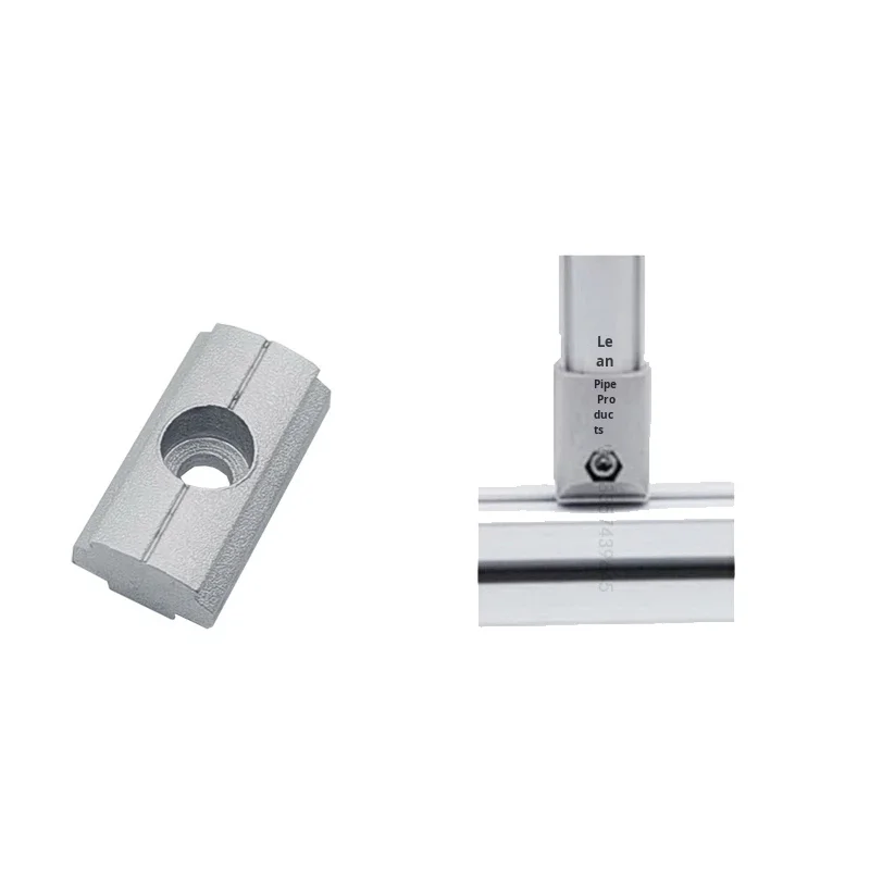 product european standard aluminum profile connector grade 1000 series aluminum stud excluding screws slide nut with rod fixing joint-13