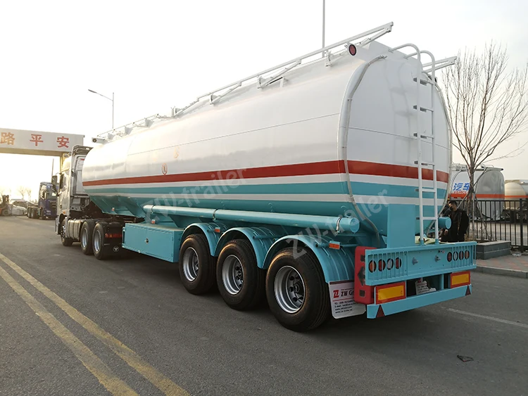 42000-45000 liters oil fuel diesel crude storage tanker truck semi trailer for sale