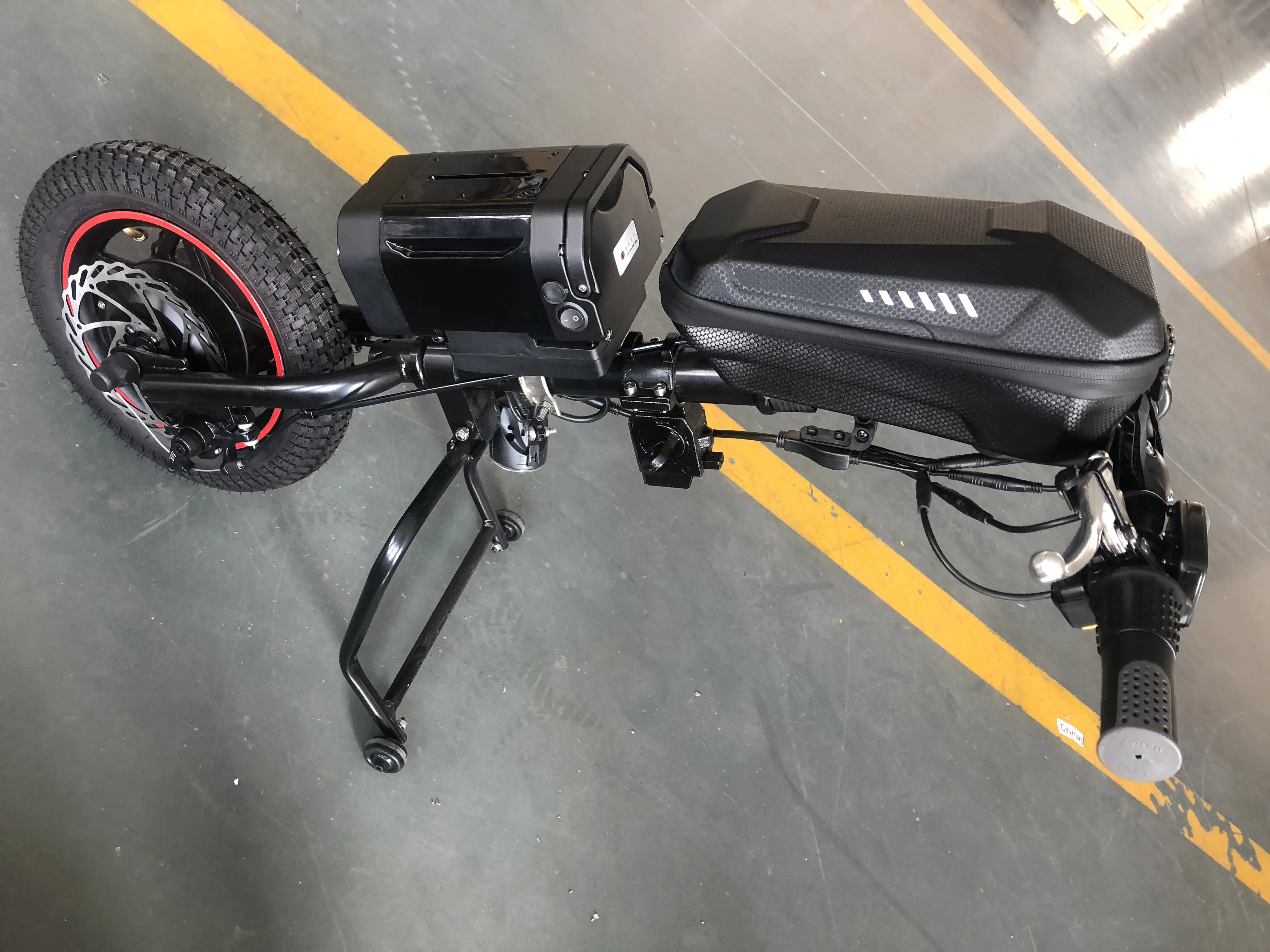 Cnebikes Newest 36v 350w Suspension Fork Electric Wheelchair Handcycle