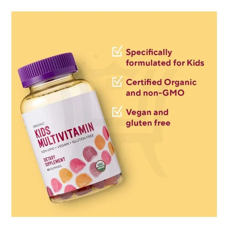 Kids Formula Daily Gummy Kids Multivitamin Gummies Organic Ingredients ...