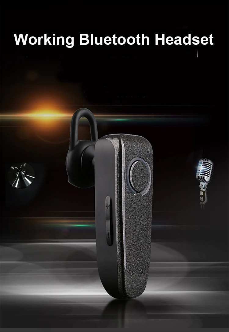 hands free business bluetooth headset V5.0 single earphone stereo truck driver bluetooth communication headphone wireless - ANKUX.COM