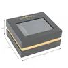 Hot Stamping Logo Grey broad paper corrugated E-flute Paper manufacturer Cosmetic gift box