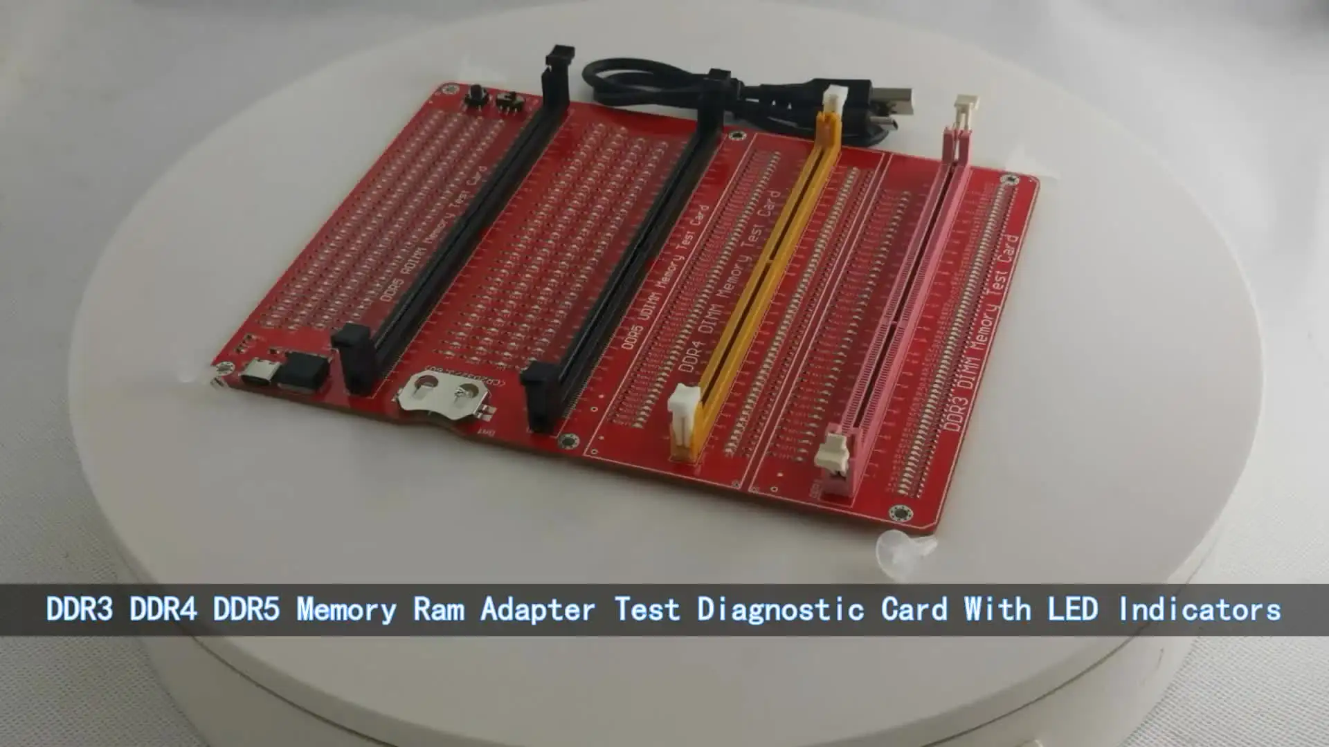 BOJIADATECH Memory Test Card Reliable DDR3, DDR4, DDR5