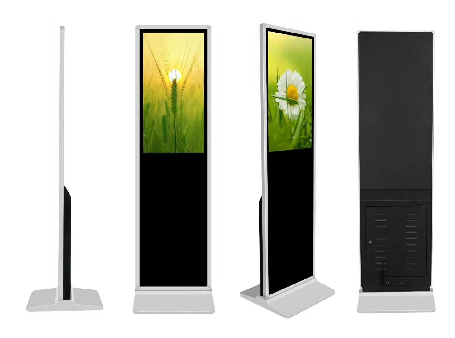 IRIS Floor Standing Vertical Tv Touch Screen Kiosk 4k Indoor ...