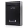 Locking Mailbox Wall Mounted Vertical- zhenzhi Mail Boxes with Combination Lock Large Capacity,12.6 x 8.46 x 3.35 Inch